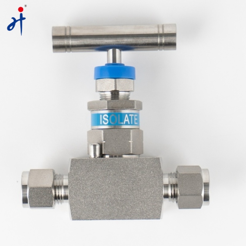 Игольчатые клапаны с резьбовой крышкой — типы с двумя обжимными кольцами