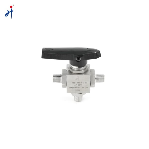 Stainless Steel Male Thread 3 Way Ball Valve - Anhui Hongji