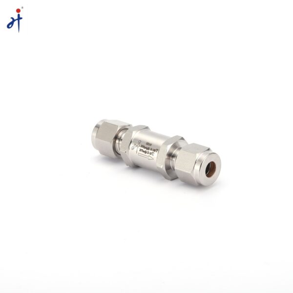 1/4in Tube OD 3000PSI Stainless Steel Double Ferrule Check Valve ...