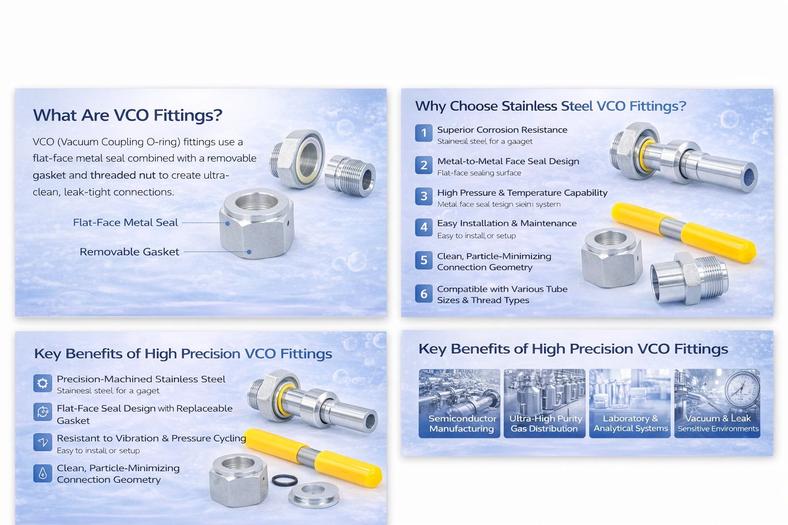 Stainless Steel VCO Fittings
