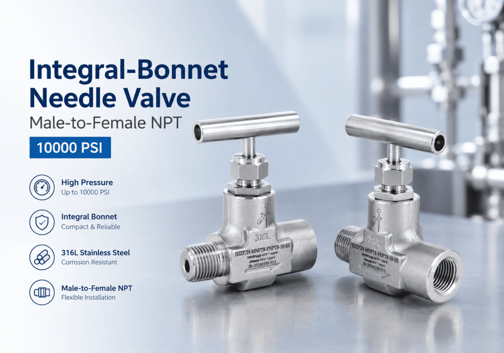 Integral-Bonnet Needle Valve